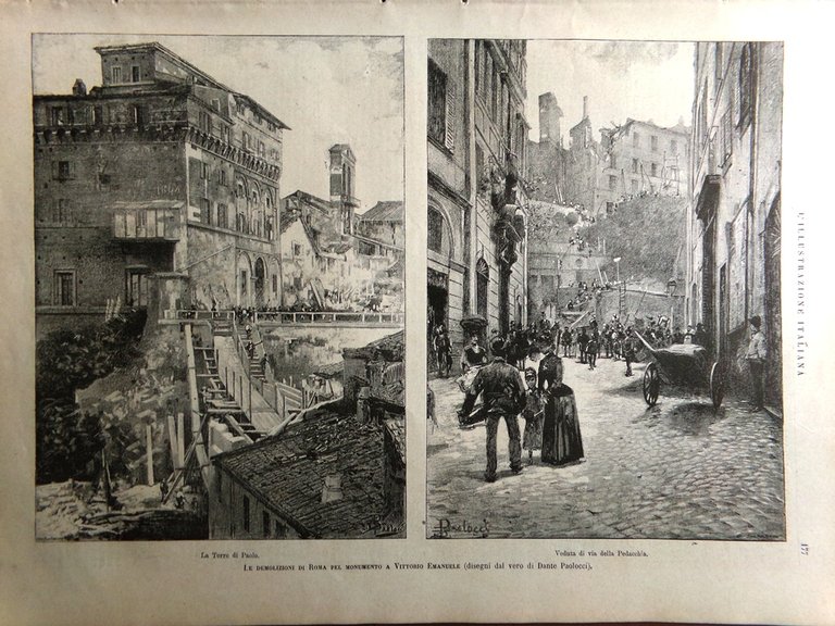 L'Illustrazione Italiana 28 Febbraio 1886 Torlonia Aquileia Duomo Saluzzo Borro