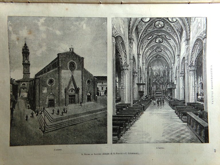 L'Illustrazione Italiana 28 Febbraio 1886 Torlonia Aquileia Duomo Saluzzo Borro
