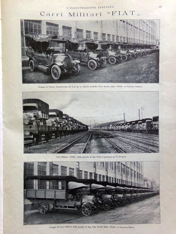 L'illustrazione Italiana 28 Febbraio 1915 WW1 Reiter Novelli Bacci Guerra …