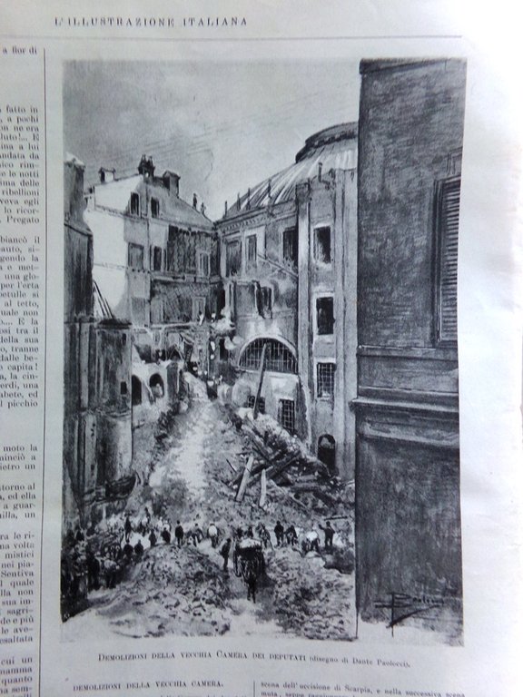 L'Illustrazione Italiana 28 Gennaio 1900 Disastro Avigliana Grande Muraglia Cina