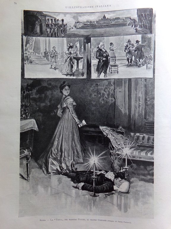 L'Illustrazione Italiana 28 Gennaio 1900 Disastro Avigliana Grande Muraglia Cina