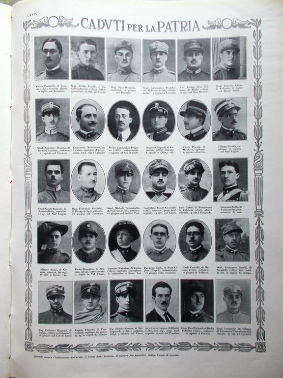 L'Illustrazione Italiana 28 Gennaio 1917 WW1 UC12 Zuara Marsica Filzi …