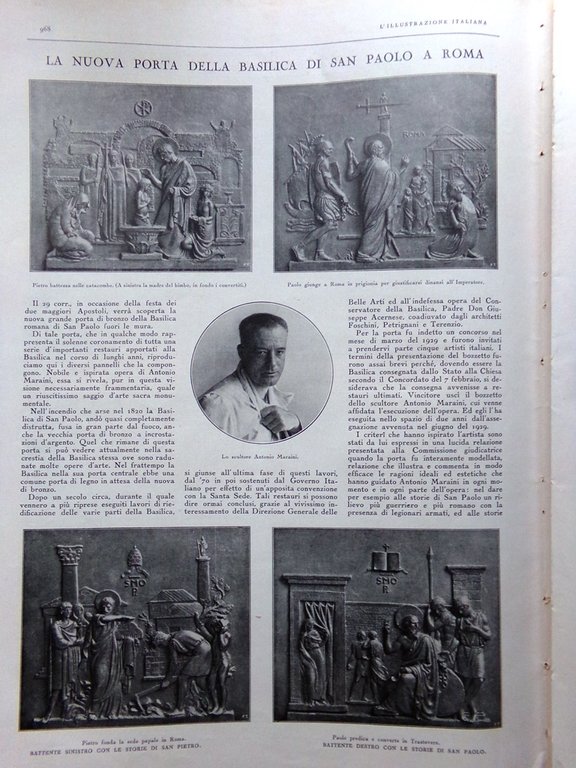 L'illustrazione Italiana 28 Giugno 1931 Paderewski Teatro Giapponese Spagna Siro