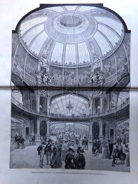 L'Illustrazione Italiana 28 Luglio 1889 Michele Amari Pietro Loreta Parigi …