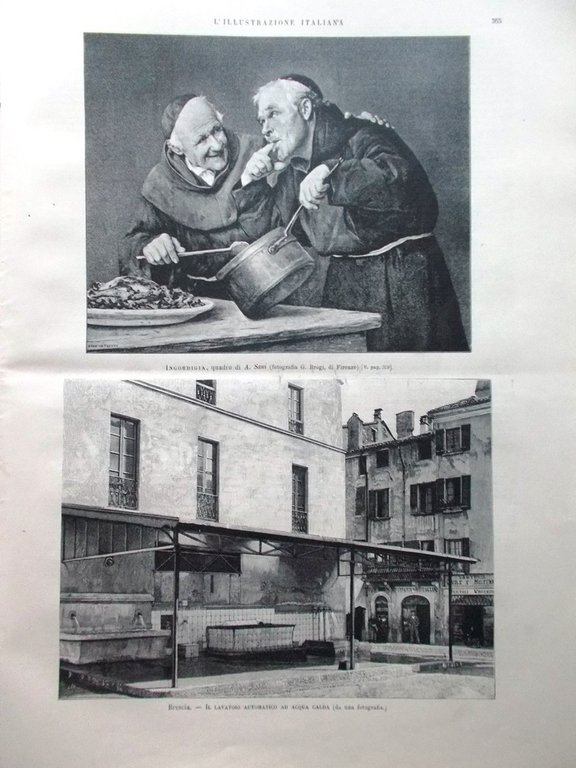 L'Illustrazione Italiana 28 Maggio 1893 Palestro Acqua Brescia Pacchiotti Serao