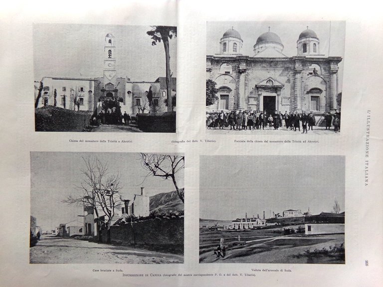 L'illustrazione Italiana 28 Marzo 1897 Rivolta Candia Elezioni Trieste Leone …