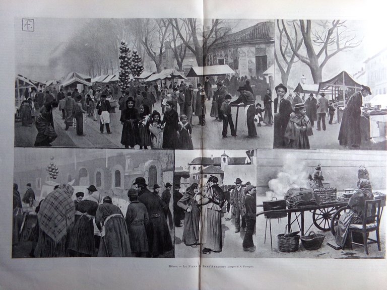 L'illustrazione Italiana 28 Novembre 1897 Eleonora Duse Lapponia Fontane di …