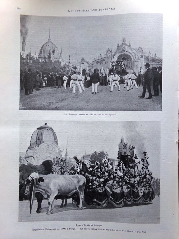 L'Illustrazione Italiana 28 Ottobre 1900 Eruzione del Vesuvio Aeronave Zeppelin