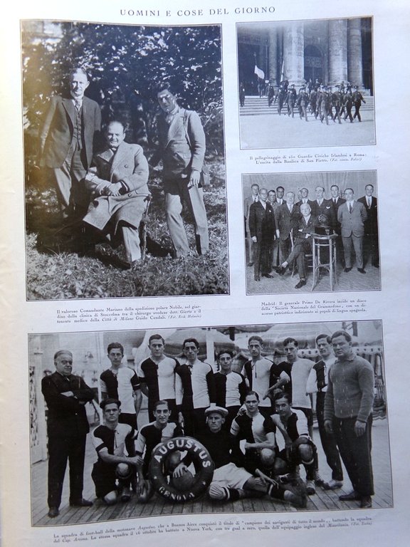 L'Illustrazione Italiana 28 Ottobre 1928 Duce Lago Nemi Butrinto Sidney …