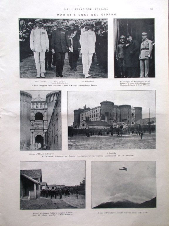 L'Illustrazione Italiana 28 Settembre 1919 Biella Maschio Angioino Fiume Tripoli