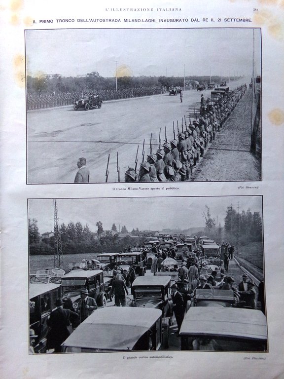 L'Illustrazione Italiana 28 Settembre 1924 Senatori Pittura Russa Svizzera Duce | Immagine Gallery 2