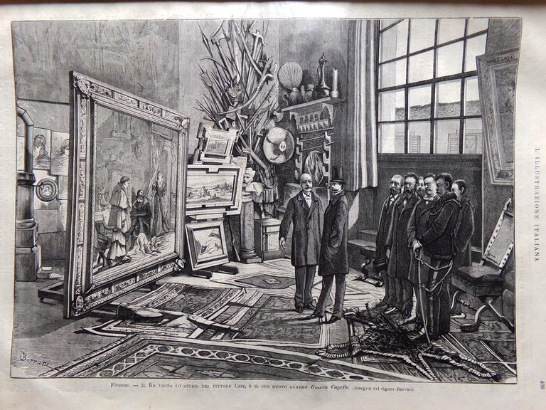 L'Illustrazione Italiana 29 Dicembre 1878 Camera Caccia Volpe D'Azeglio Ussi … | Immagine Gallery 2