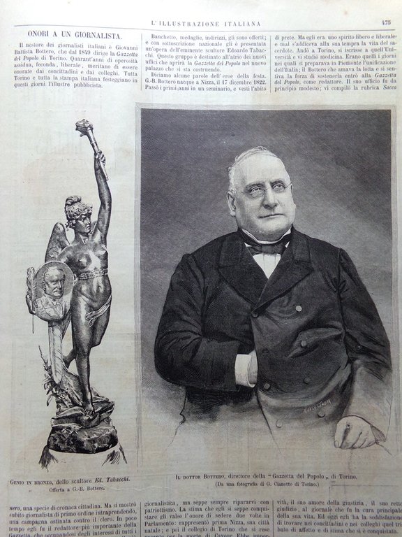 L'Illustrazione Italiana 29 Dicembre 1889 Menelik Narni Browning Borsa Mercurio