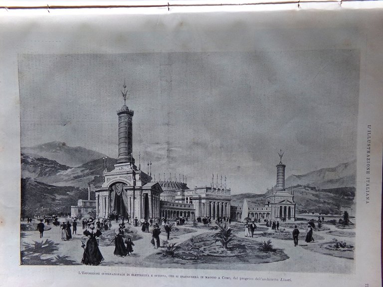 L'Illustrazione Italiana 29 Gennaio 1899 Scavi Foro Romano Expo Elettricità …