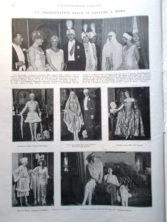 L'Illustrazione Italiana 29 Gennaio 1928 Caprarola Fascio Milano Lago Nemi … | Immagine Gallery 4