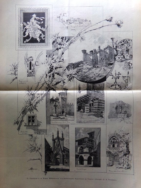 L'Illustrazione Italiana 29 Giugno 1884 Lecco Como Grattoni Torino Esposizione