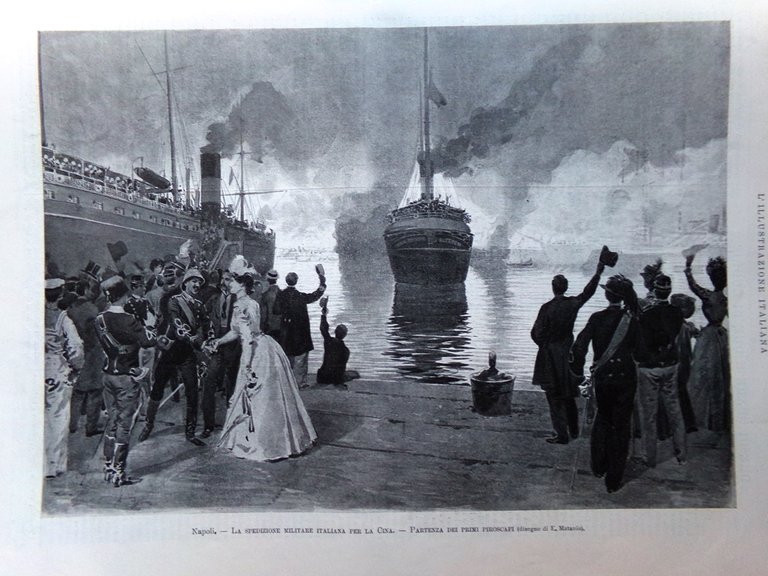 L'Illustrazione Italiana 29 Luglio 1900 Spedizione in Cina Cherbourg De …