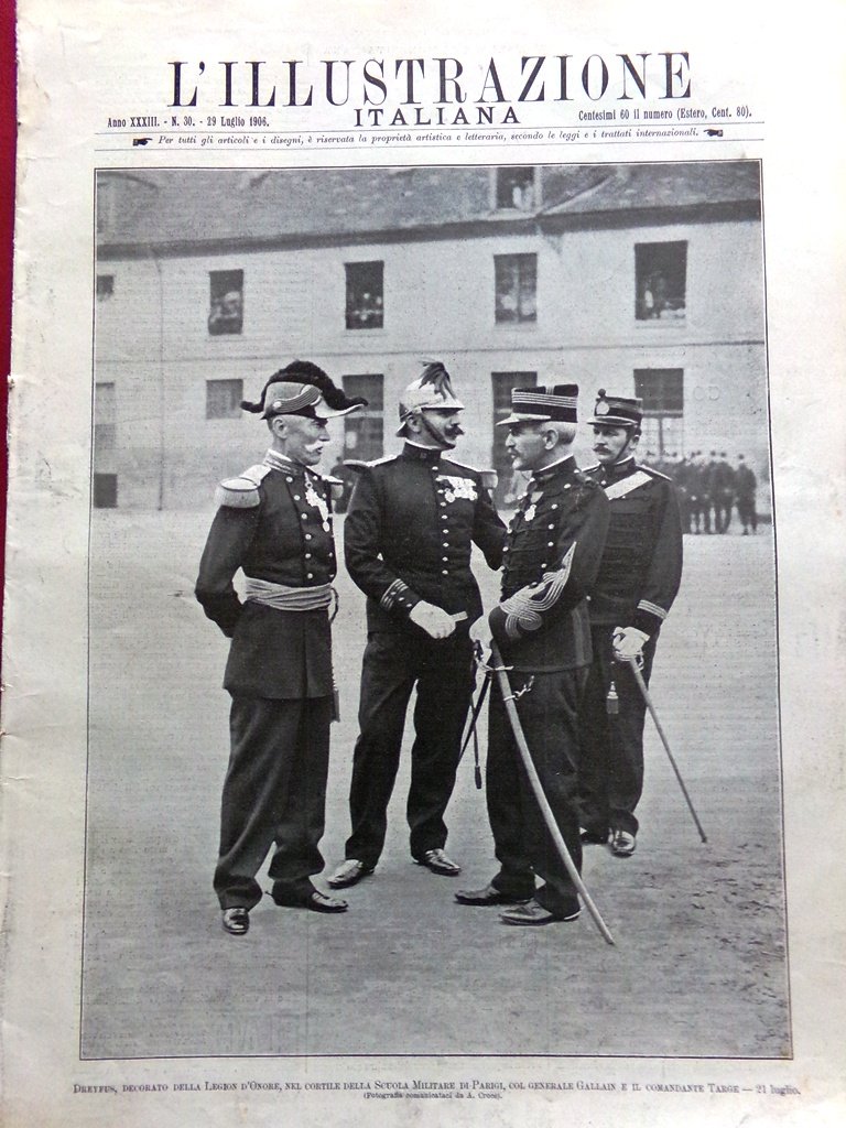 L'Illustrazione Italiana 29 Luglio 1906 Alfred Dreyfus Vezza d'Oglio Segantini