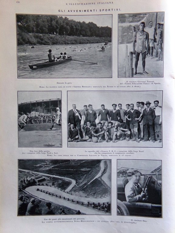 L'Illustrazione Italiana 29 Luglio 1923 Emigrazione USA Sorel Londra Rockefeller