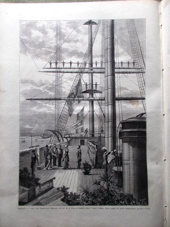 L'Illustrazione Italiana 29 Maggio 1881 Lago Como Bellagio Mikado Nozze …