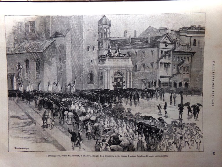 L'illustrazione Italiana 29 Maggio 1887 Esposizione di Milano Venezia Kraszewski | Immagine Gallery 8