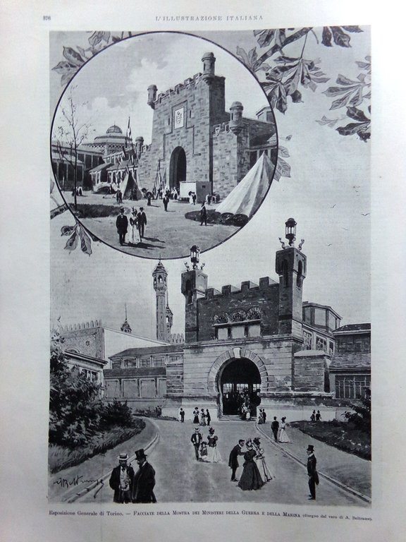 L'Illustrazione Italiana 29 Maggio 1898 Brin Key West Moti Napoli …