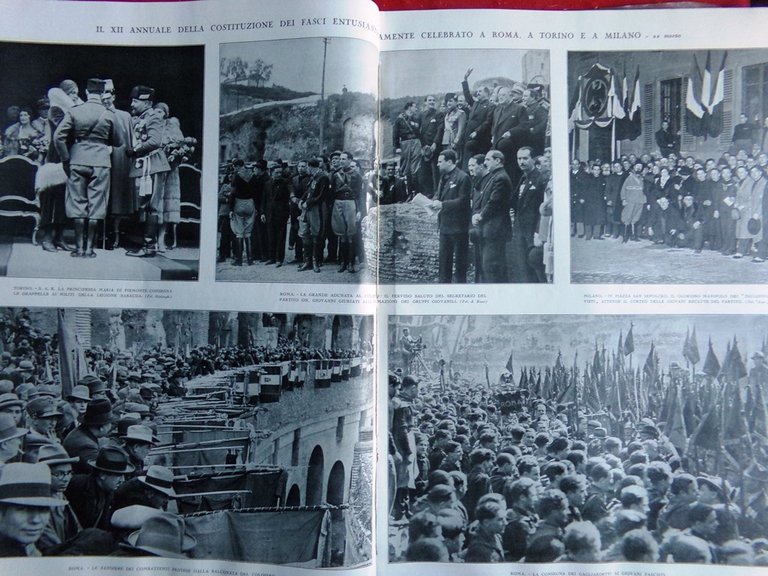 L'illustrazione Italiana 29 Marzo 1931 Maddalena Cecconi Pompei Moretti Ramadan