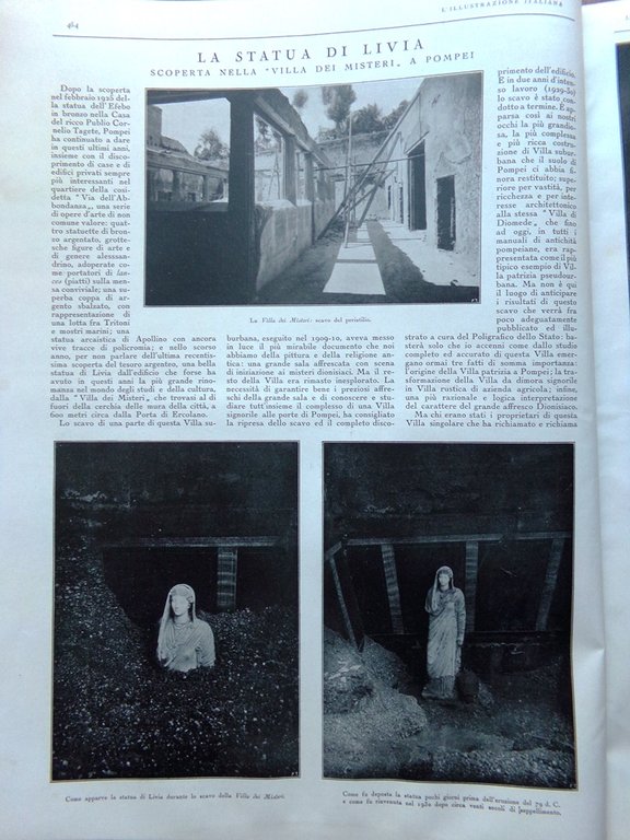 L'illustrazione Italiana 29 Marzo 1931 Maddalena Cecconi Pompei Moretti Ramadan