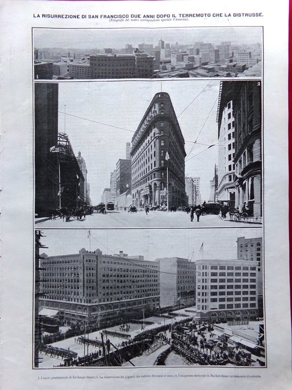 L'illustrazione Italiana 29 Novembre 1908 Radbod D'Erlanger San Francisco Napoli | Immagine Gallery 3