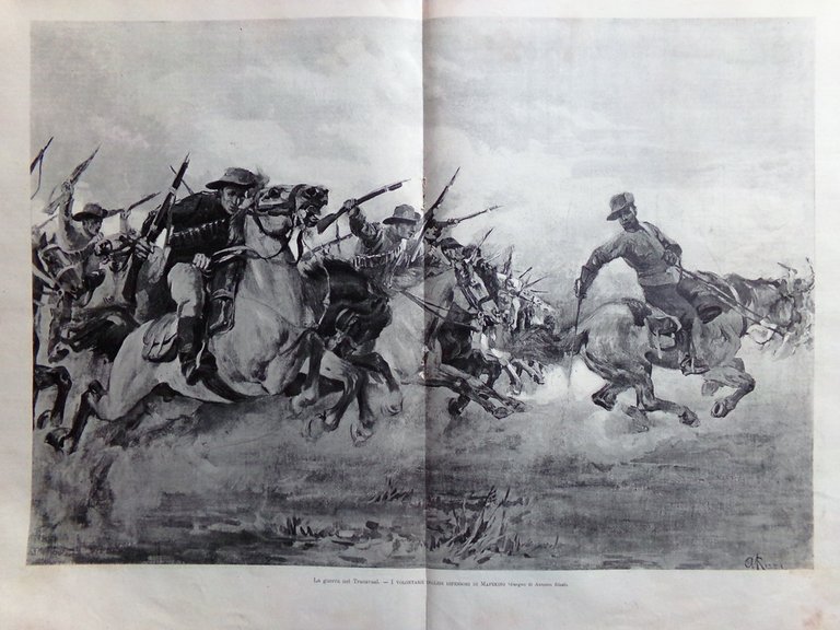 L'Illustrazione Italiana 29 Ottobre 1899 Guerra Transvaal Kimberley Nievo Cina