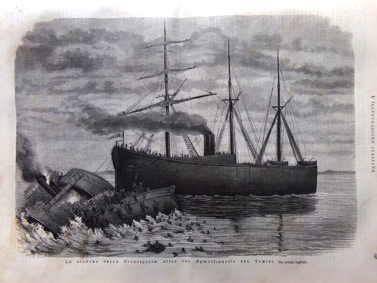 L'Illustrazione Italiana 29 Settembre 1878 Disastro Tamigi Alice Bywell Bosnia | Immagine Gallery 3
