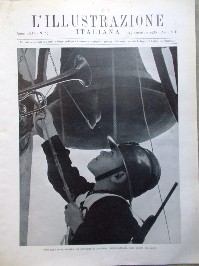 L'Illustrazione Italiana 29 Settembre 1935 Liszt Barnum Ginevra Tennis Santelena