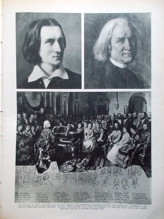L'Illustrazione Italiana 29 Settembre 1935 Liszt Barnum Ginevra Tennis Santelena
