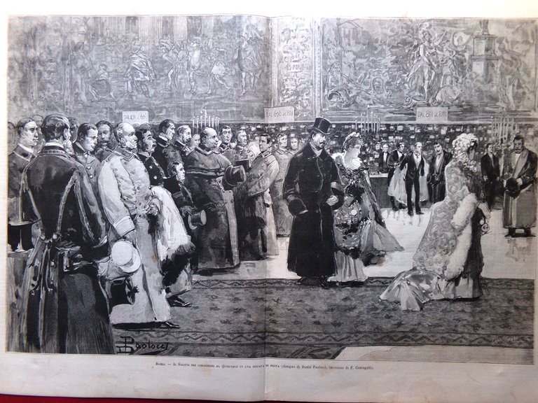 L'illustrazione Italiana 3 Aprile 1887 Casati Feval Kraszewski Vanderbilt Pascià | Immagine Gallery 4