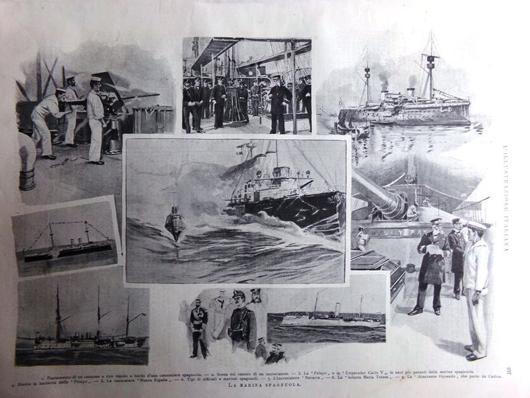 L'Illustrazione Italiana 3 Aprile 1898 Vita a Canea Zola Parigi …