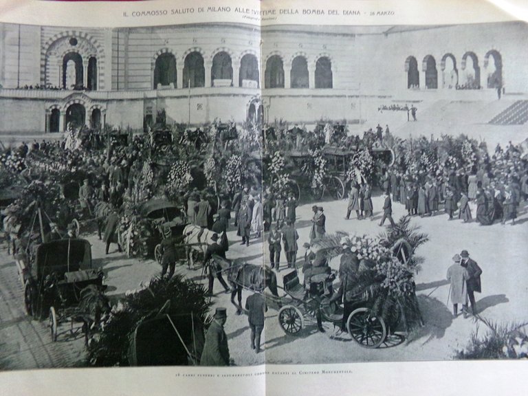 L'Illustrazione Italiana 3 Aprile 1921 Strage del Diana Borgese Rinascente …