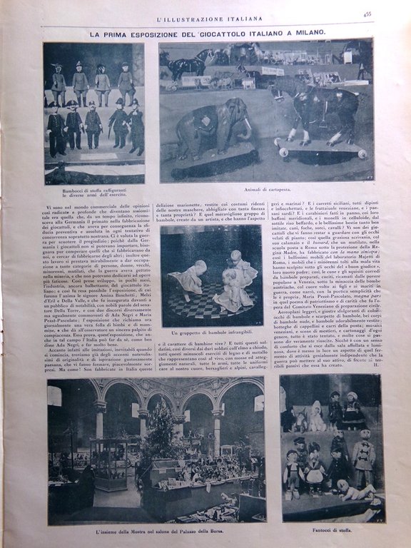 L'illustrazione Italiana 3 Dicembre 1916 WW1 Tittoni Camona Carnia Cadore …