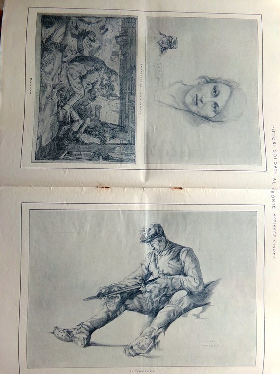 L'illustrazione Italiana 3 Dicembre 1916 WW1 Tittoni Camona Carnia Cadore …