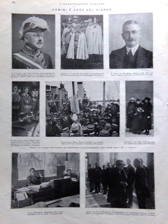 L'Illustrazione Italiana 3 Dicembre 1922 Morte Sonnino Battisti Manzoni Milano | Immagine Gallery 4