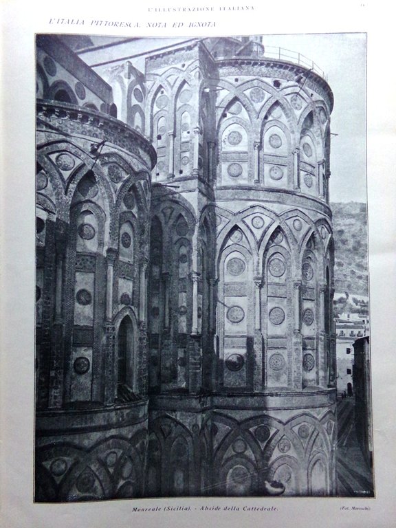 L'Illustrazione Italiana 3 Gennaio 1926 Porta Santa Pio XI Monreale … | Immagine Gallery 3