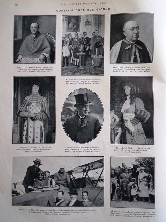 L'Illustrazione Italiana 3 Giugno 1923 Sant'Elia Redipuglia Idroelettrici Terme