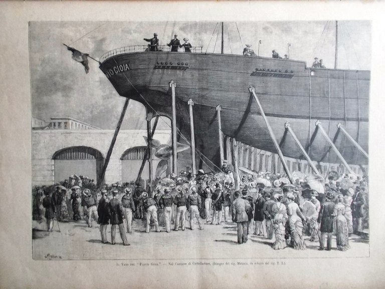 L'Illustrazione Italiana 3 Luglio 1881 Varo Gioia Littré Tranquilli Ascoli …