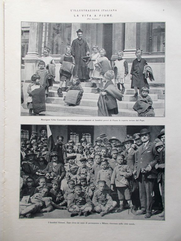 L'Illustrazione Italiana 3 Luglio 1921 Tallone Ghidoni Caruso Vistola Fiume …