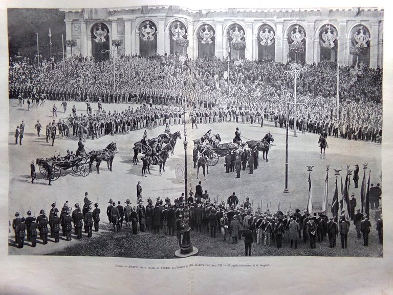 L'Illustrazione Italiana 3 Maggio 1903 Edoardo VII in Italia Campanile …