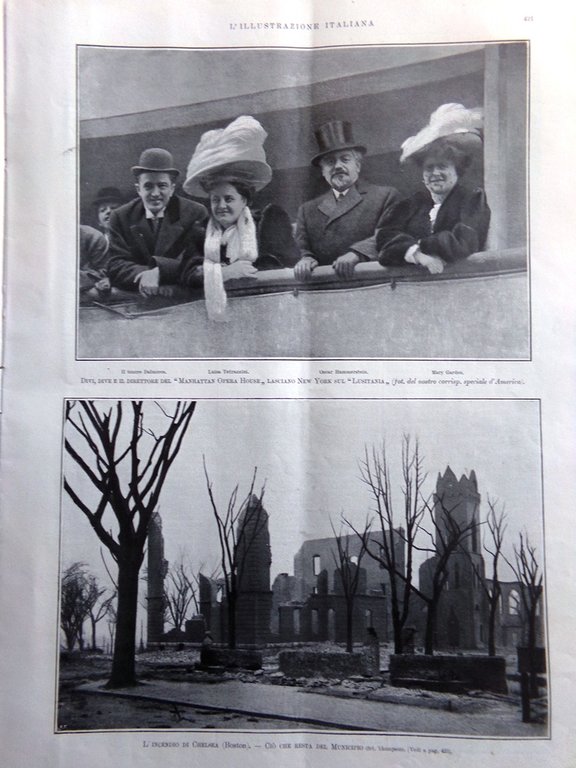 L'Illustrazione Italiana 3 Maggio 1908 Nave Fenice Garibaldi Sanremo Filosofia | Immagine Gallery 3