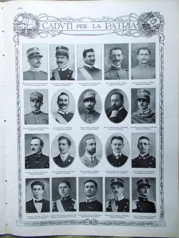 L'illustrazione Italiana 3 Ottobre 1915 WW1 Caruso Croce Rossa Feriti …