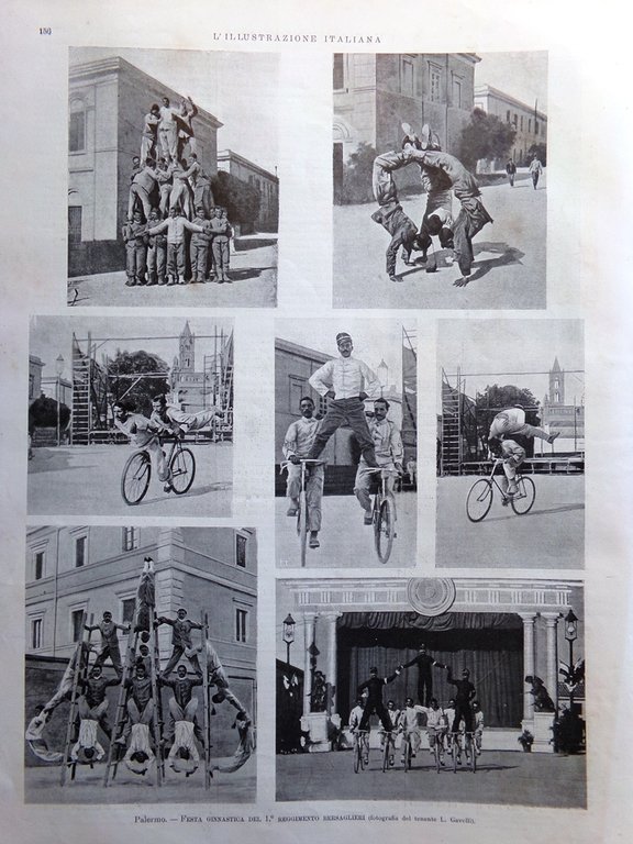 L'Illustrazione Italiana 3 Settembre 1899 Sartorio Croce Rossa Palermo Viterbo