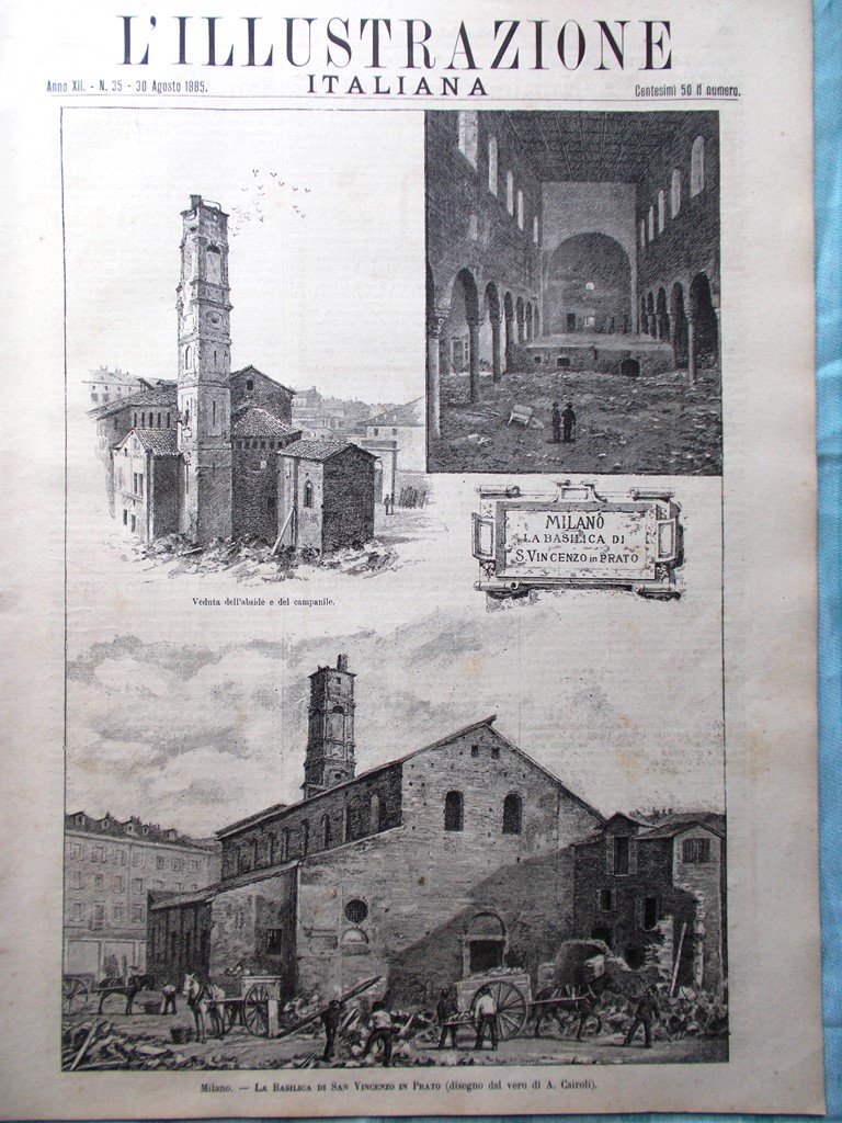 L'Illustrazione Italiana 30 Agosto 1885 Uniformi Africa Regate Livorno Manzoni