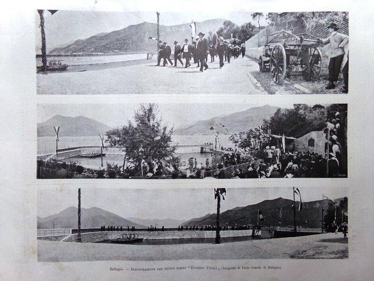 L'Illustrazione Italiana 30 Agosto 1903 Garibaldi Rivolta in Macedonia Sempione