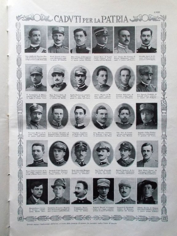 L'illustrazione Italiana 30 Aprile 1916 WW1 Marsiglia Marchetti Pirandello Nero